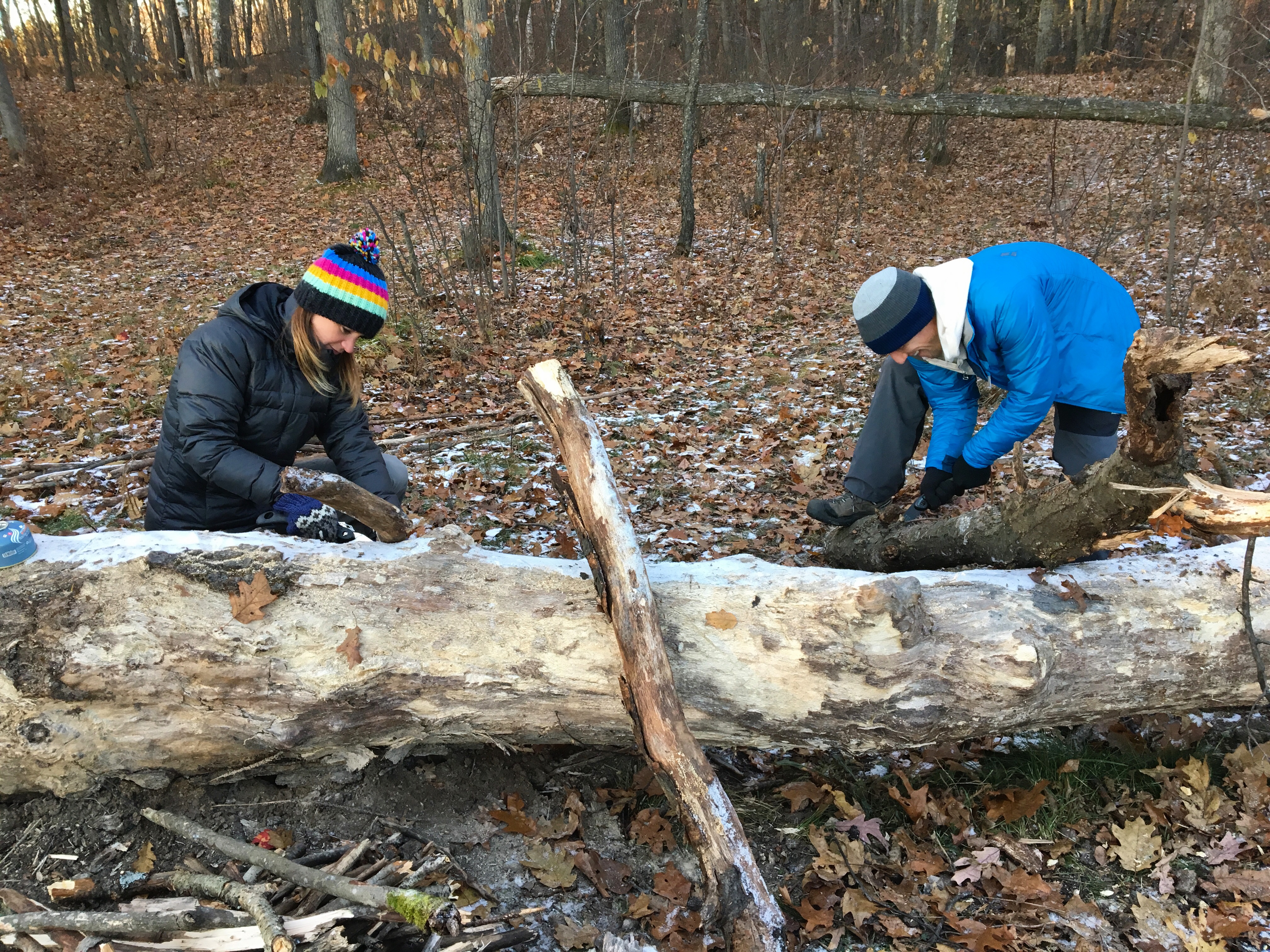 camp-firewood-cold-hiking-hoist-michigan