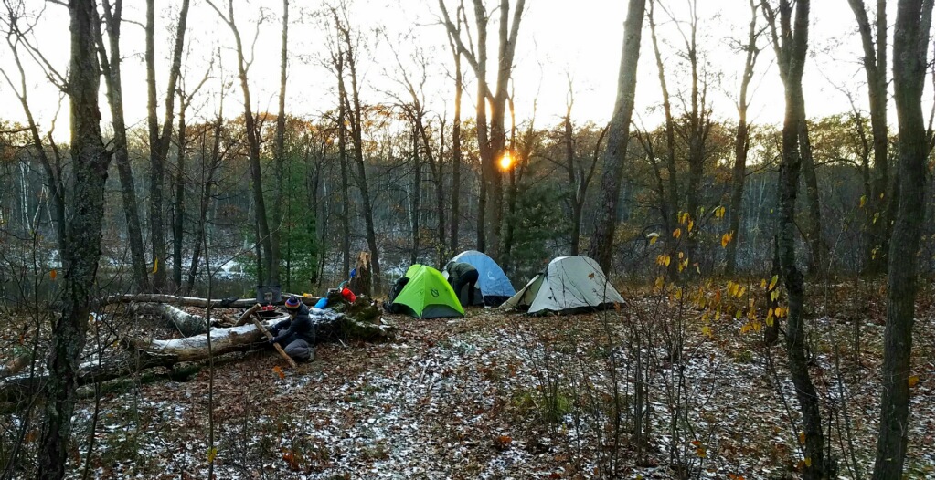 tents-campsite-hoist lake- northern-michigan