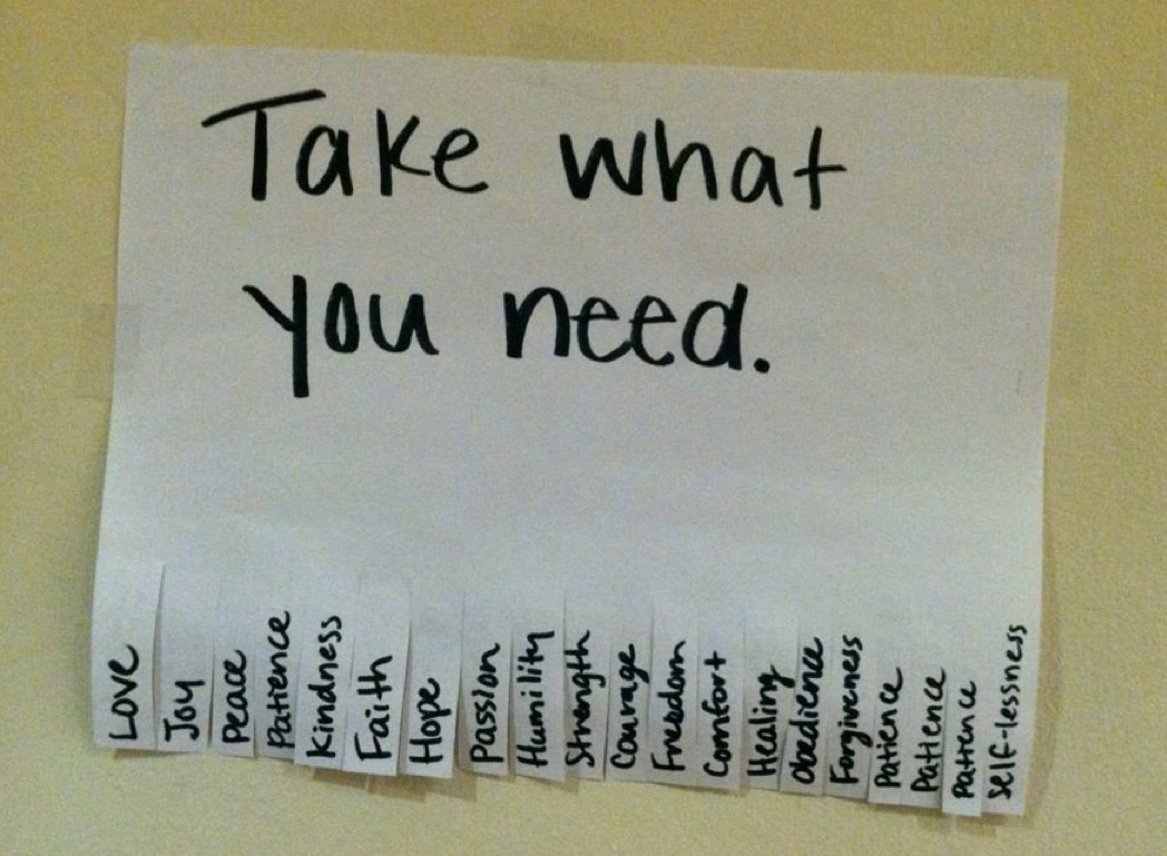 Take What You Need