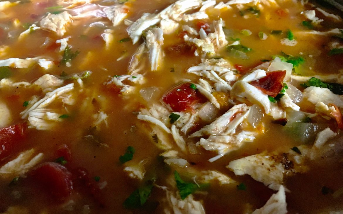 Chicken Tortilla-less Soup