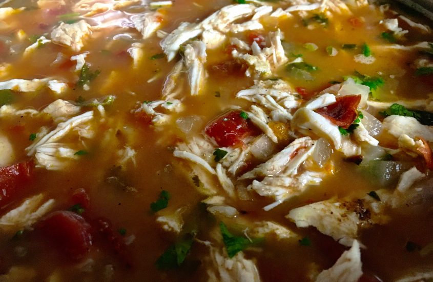 Chicken Tortilla-less Soup