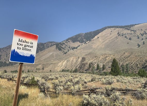 Idaho Mountains No Littering